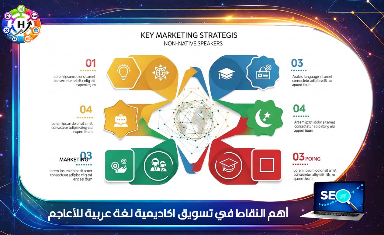 تسويق اكاديمية لغة عربية للأعاجم